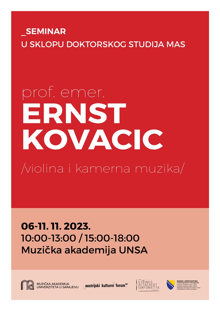 Seminar Profesora Ernsta Kovacica Na Muzi Koj Akademiji Unsa